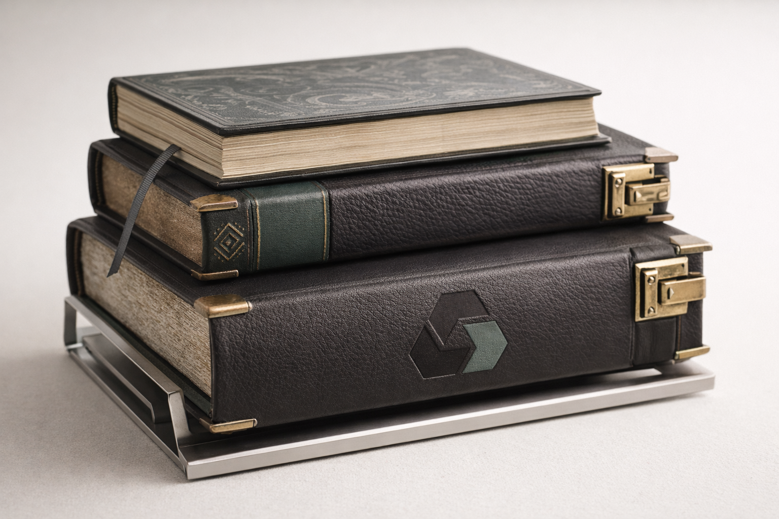 Leather-bound books — 25 years of enterprise knowledge