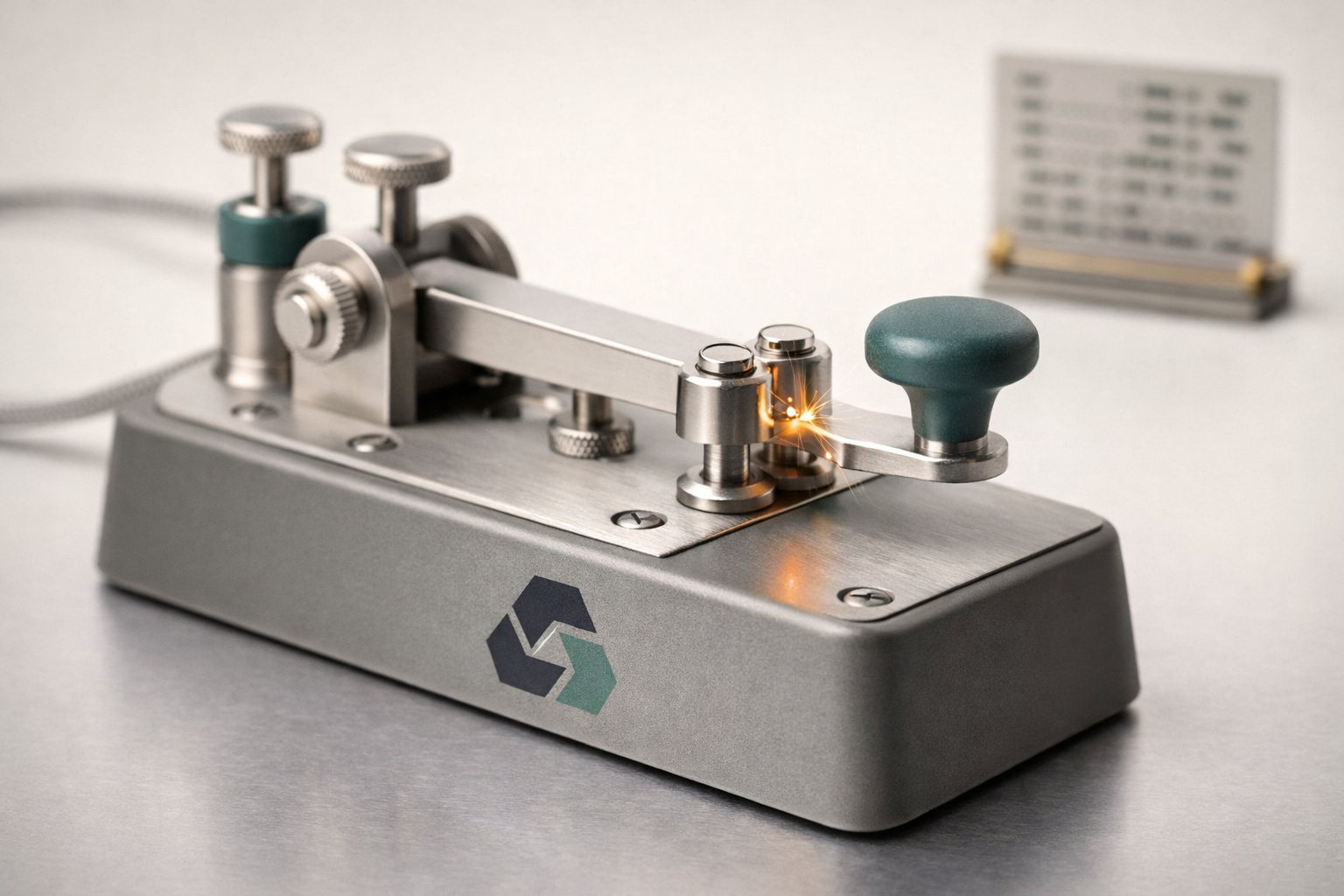 Telegraph key — let's talk