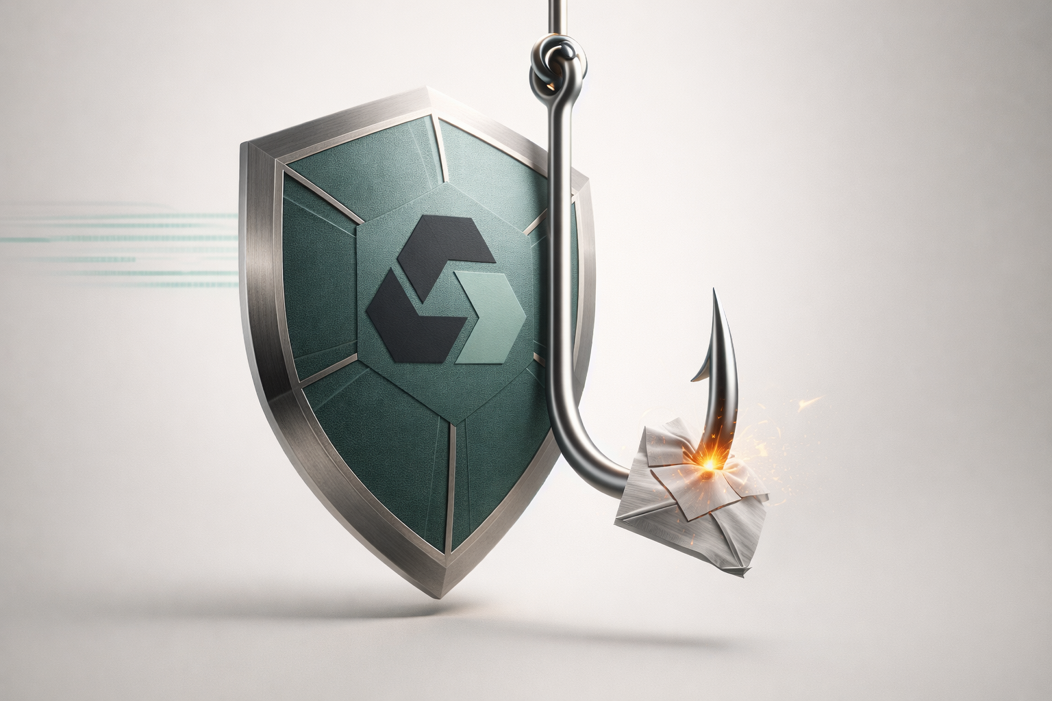 Shield with hook — email security