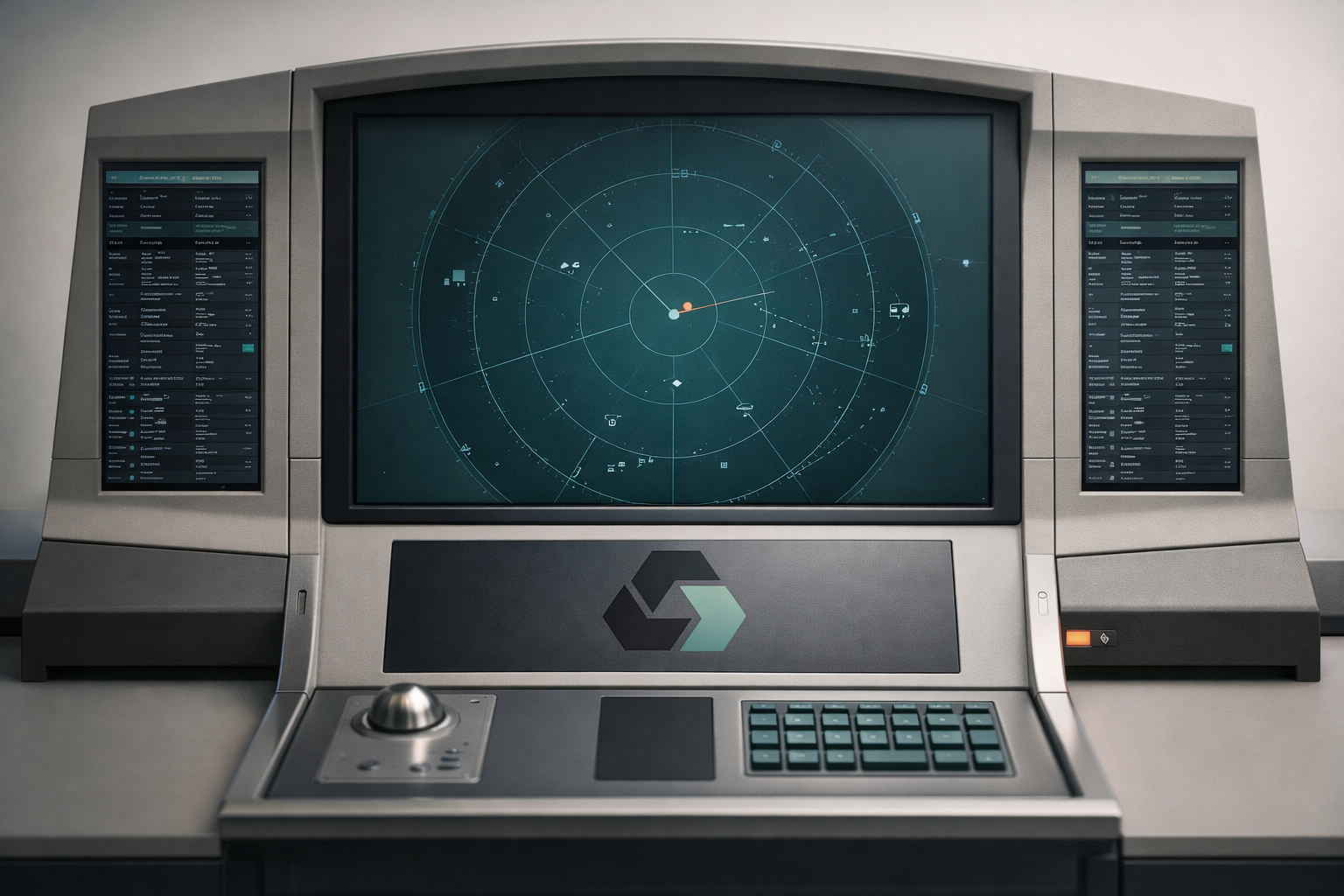 ATC air traffic control console — autonomous ops agent
